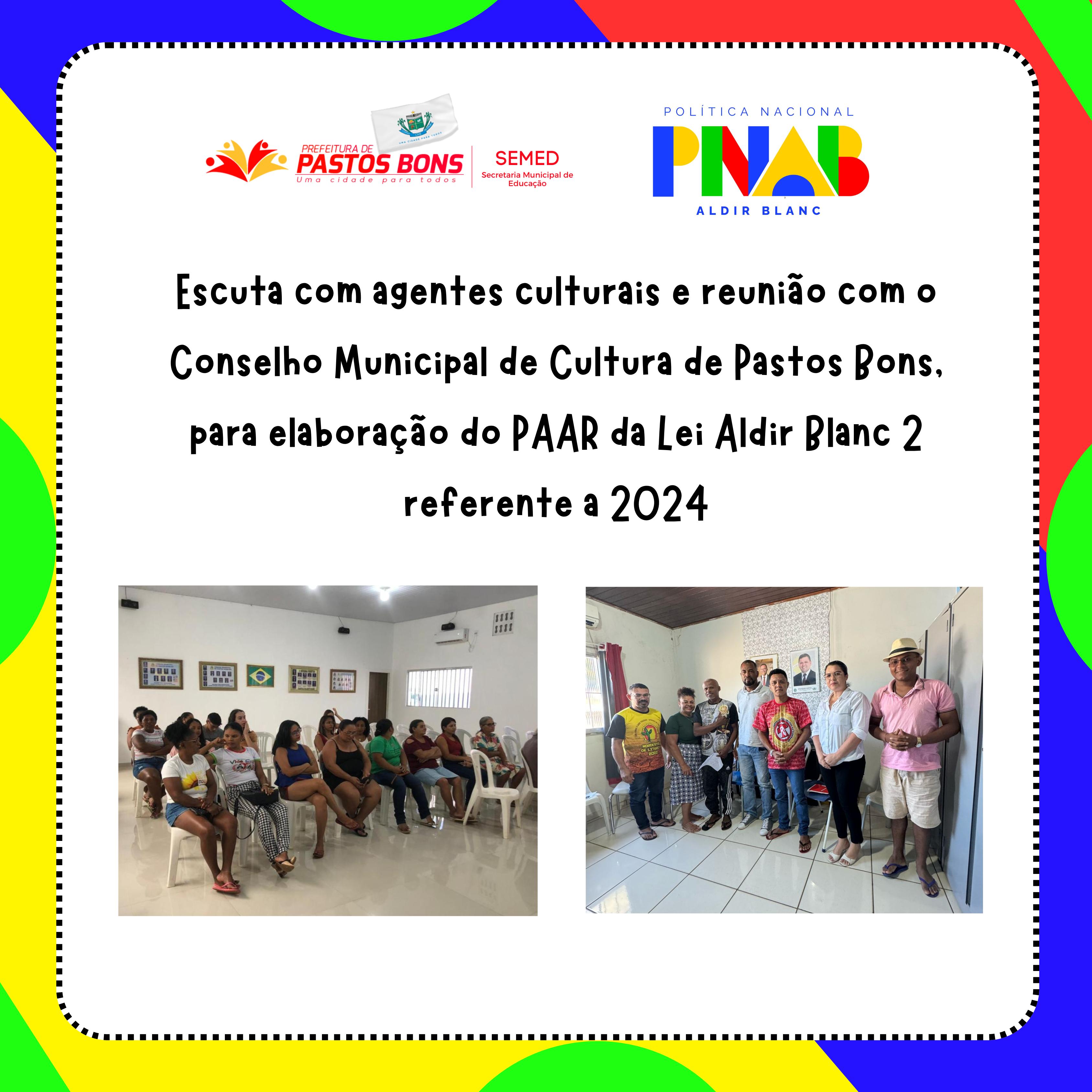 A Prefeitura de Pastos Bons dia 28 de maio de 2024, realizou uma reunião com o Conselho Municipal de Cultura do município